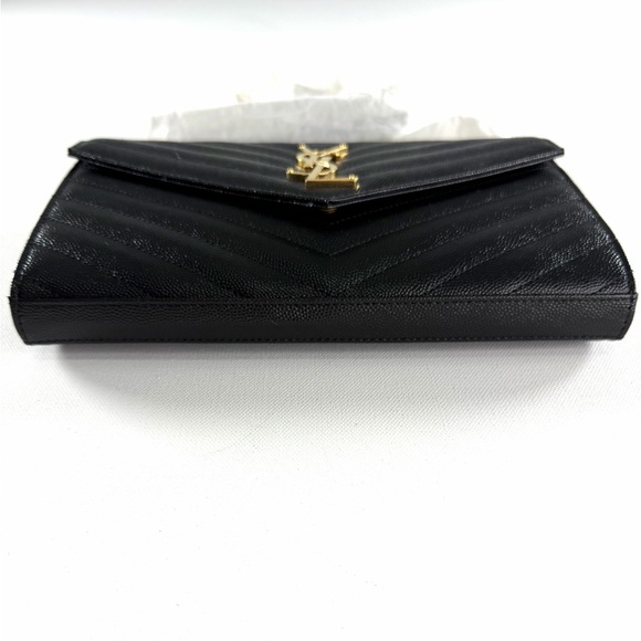 Saint Laurent Cassandre logo-plaque clutch bag Certificate of Authenticity - Picture 7 of 13